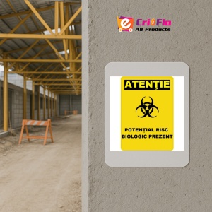 Indicator Potential risc biologic prezent, Sticker autocolant - Img 5