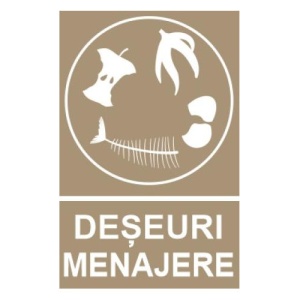 Indicator protectia muncii reciclare deseuri menajere 1, Sticker autocolant
