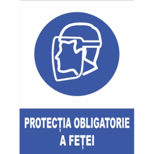 Indicator Protectia obligatorie a fetei, Sticker autocolant
