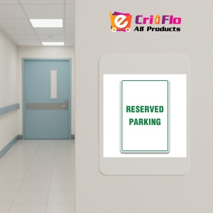 Indicator RESERVED PARKING SIGNS, Sticker autocolant - Img 4