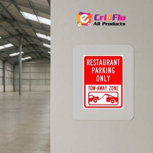 Indicator Restaurant Parking Only sign, Sticker autocolant - Img 4