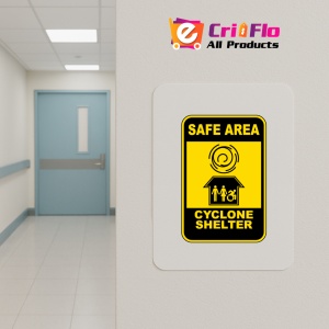 Indicator Safe Area Sign, Sticker autocolant - Img 4