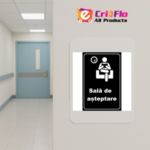 Indicator Sala de asteptare, Sticker autocolant - Img 4