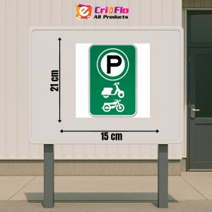 Indicator Scooter Parking Sign, Sticker autocolant - Img 2