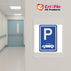 Indicator Semn de circulatie pentru parcare, Sticker autocolant - Img 5