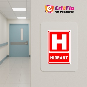 Indicator Semn de hidrant, Sticker autocolant - Img 5
