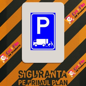 Indicator Semn de parcare aprovizionare marfa, Sticker autocolant - Img 3