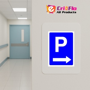 Indicator Semn de parcare cu sageata in dreapta, Sticker autocolant - Img 5