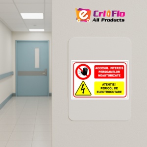 Indicator Semn de stingator cu apa, Sticker autocolant - Img 5