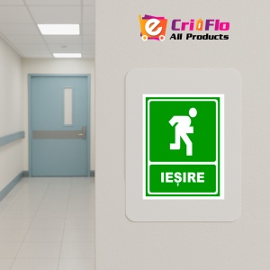 Indicator Semn iesire, Sticker autocolant - Img 5