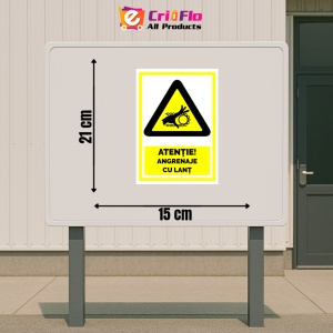 Indicator Semn pentru angrenaje cu lant, Sticker autocolant - Img 2