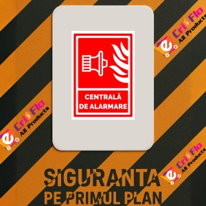 Indicator Semn pentru centrale de alarma, Sticker autocolant - Img 3