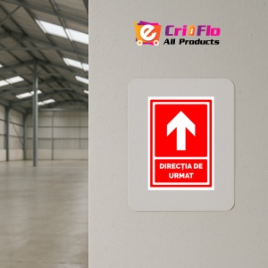 Indicator Semn pentru directia de urmat, Sticker autocolant - Img 4