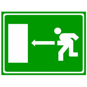 Indicator Semn pentru directie in stanga, Sticker autocolant
