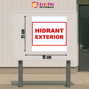 Indicator Semn pentru hidrant exterior, Sticker autocolant - Img 2