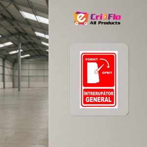 Indicator Semn pentru intrerupator inchis si deschis, Sticker autocolant - Img 4