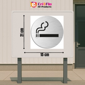 Indicator Semn pentru loc de fumat, Sticker autocolant - Img 2