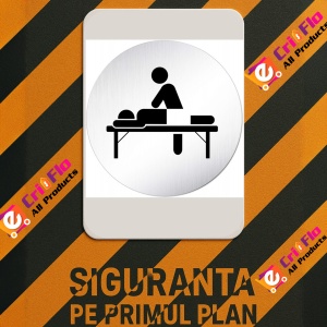 Indicator Semn pentru masaj, Sticker autocolant - Img 3