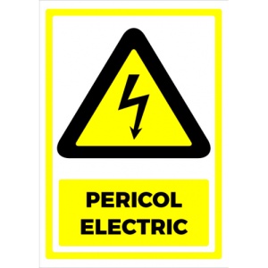 Indicator Semn pentru pericol general, Sticker autocolant