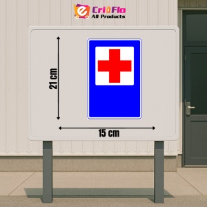 Indicator Semn pentru spital, Sticker autocolant - Img 2