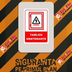 Indicator Semn tablou mentenanta, Sticker autocolant - Img 3