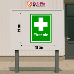 Indicator Sign first aid, Sticker autocolant - Img 2