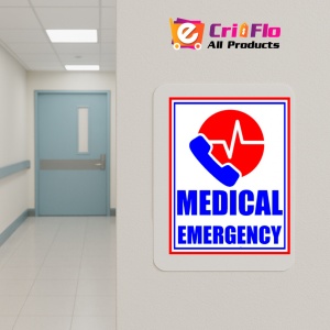 Indicator Sign medical emergency, Sticker autocolant - Img 4