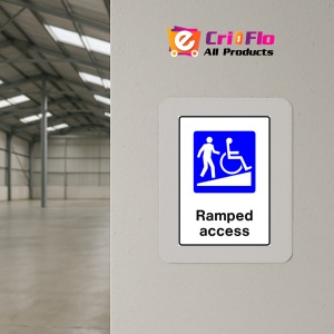 Indicator Sign ramped access, Sticker autocolant - Img 4