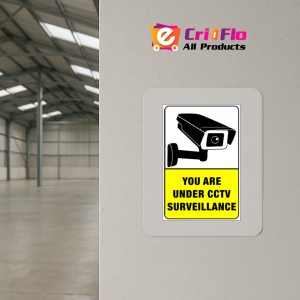 Indicator Sign you are under cctv surveillance, Sticker autocolant - Img 4