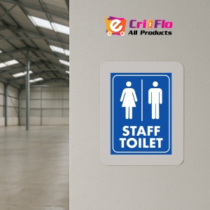 Indicator Staff toilet signs, Sticker autocolant - Img 4