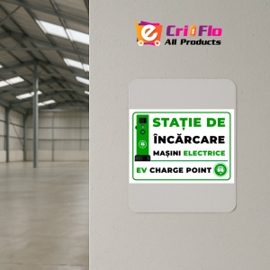 Indicator Statie de incarcare masini electrice, Sticker autocolant - Img 4