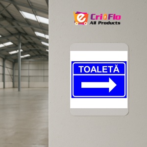 Indicator Toaleta in dreapta, Sticker autocolant - Img 4