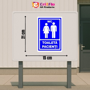 Indicator Toaleta pacienti, Sticker autocolant - Img 2