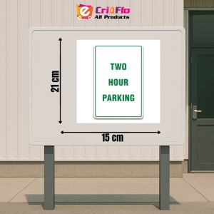 Indicator TWO HOUR PARKING SIGN, Sticker autocolant - Img 2