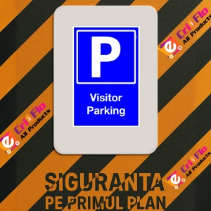 Indicator Visitor parking, Sticker autocolant - Img 3