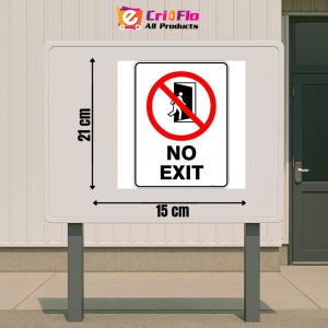 Indicator Warning Do Not Enter Construction Area Sign, Sticker autocolant - Img 2