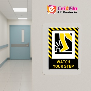 Indicator Watch Your Step Signs, Sticker autocolant - Img 5