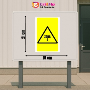 Indicator Zona 2 indicator de avertizare, Sticker autocolant - Img 2