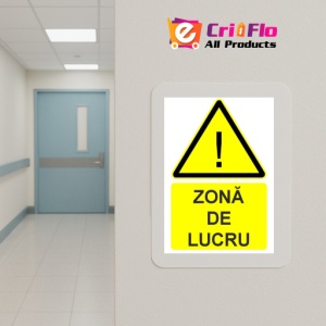 Indicator Zona de lucru indicator de avertizare, Sticker autocolant - Img 5