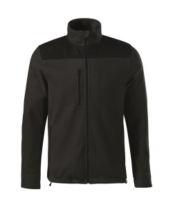 Jacheta calduroasa fleece polar unisex de culoare negru