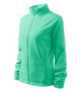 Jacheta polar dama de culoare verde menta