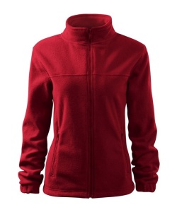 Jacheta polar dama de culoare rosu bordo