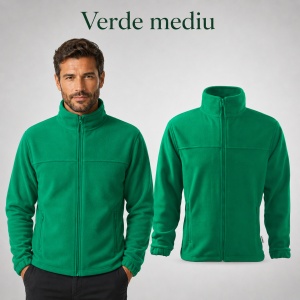 Jachetă Polar Fleece tip Bluză Hanorac Bărbați Călduroasă cu Fermoar Malfini Rimeck 501 – 280 g/m² - Img 24