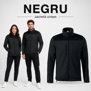 Jachetă Polar Fleece Unisex Damă Bărbat Călduroasă cu Buzunar la Piept și Fermoar – Malfini Rimeck Effect 530, 360 g/m² - Img 18
