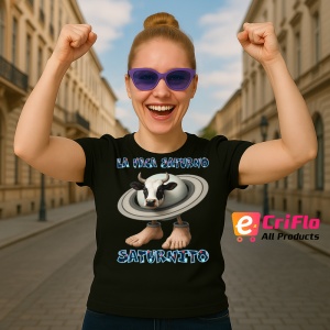 La Vaca Saturno Saturnita 4 ** Tricou Tralalero Tralala Copii | Dama | Barbat - Img 12
