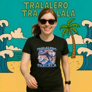 Meme Italian ** Tricou Tralalero Tralala Copii | Dama | Barbat - Img 11