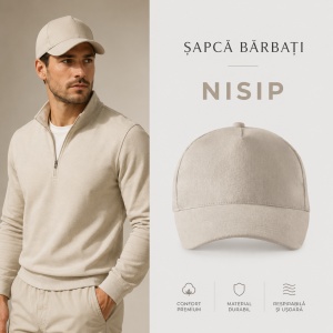 Șapcă Bărbați Sport din Bumbac, Reglabilă cu Cataramă și Cozoroc Curbat – 5P 307 - Img 25