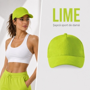 Șapcă Damă Sport din Bumbac, Reglabilă cu Cataramă și Cozoroc Curbat – 5P 307 - Img 22