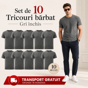 Set 10 Tricouri Bărbat în Aceeași Nuanță, Malfini, 100% Bumbac, 145 g/m², Guler Rotund, 26 Culori, Mărimi S–3XL - Img 17