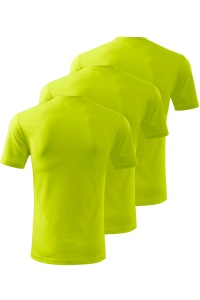 Set 3 tricouri pentru barbati de culoare galben lime